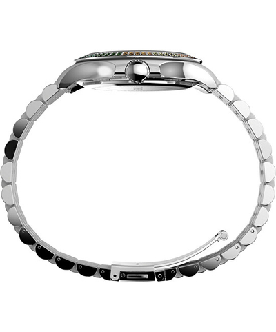 Orë për femra Timex Trend Kaia TW2W33000UK, e argjendtë