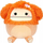 Lodër pelushi Squishmallows Shasta SQCR05428, 12", Bigfoot, portokalli e çelët