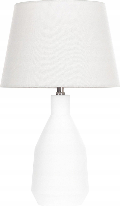 Lampë tavoline Beliani Lambre, qeramike, 53 cm, e bardhë