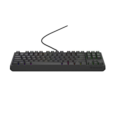 Tastierë mekanike Genesis Thor 230 TKL, Outemu Red, RGB, e zezë