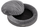 Shtrat qeni HobbyDog Medium Fur Sofa XL, 75x75cm, pelush, gri