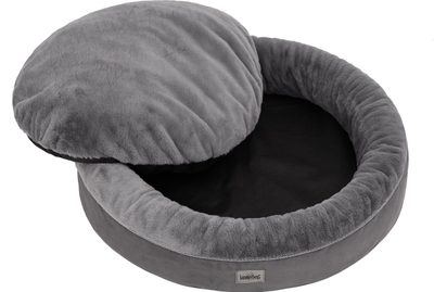 Shtrat qeni HobbyDog Medium Fur Sofa XL, 75x75cm, pelush, gri