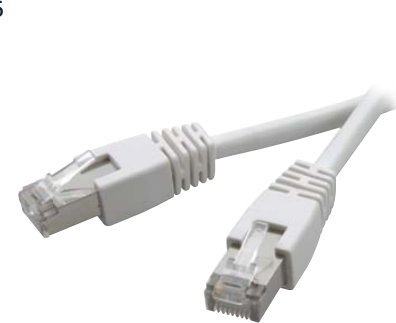 Мрежен кабел Vivanco Patch CAT5e, 0.5m, RJ45, бел
