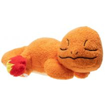 Lodër pelushi Pokémon Charmander në gjumë, 12cm, premium, portokalli