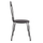 Karrige Amore alumini 42×48×90 cm (HM5007.11), zezë