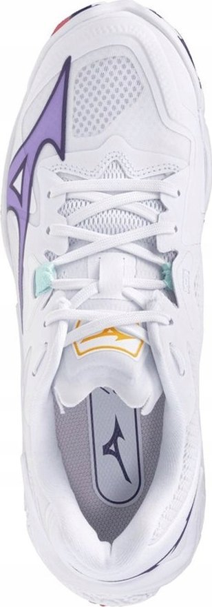 Atlete trajnimi për femra Mizuno Wave Lightning Z, për volejboll, të bardha