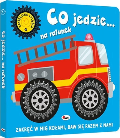 Liber kartoni AWM Co jedzie na ratunek, rrota rrotulluese, për fëmijë, shumëngjyrësh