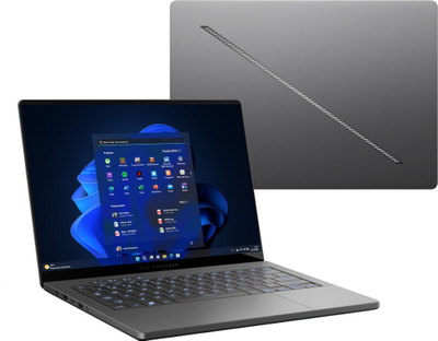Laptop gaming ASUS ROG Zephyrus G14 GA403UI, 14" OLED 120Hz, Ryzen 9, RTX 4070, gri