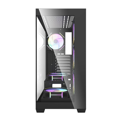 Kuti kompjuteri Darkflash DS900 (e zezë)  7 ventilatorë ARGB