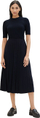 Fund për femra Tom Tailor Midi Skirt, i zi