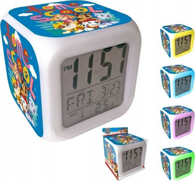 Orë me alarm Nickelodeon PSI PATROL, shumëngjyrëshe
