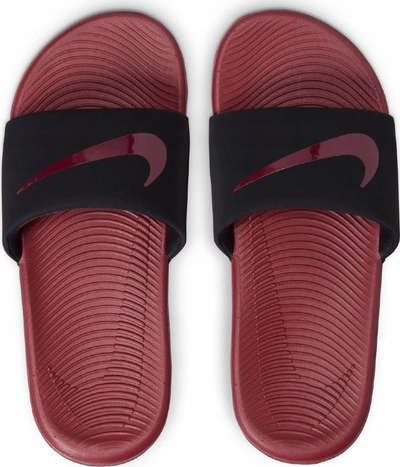 Патики Nike Kawa Slide Youth, деца, црвени со црно