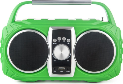 Radio portabël PRIME3 NEON APR71GR, Bluetooth FM, USB SD MP3, jeshile