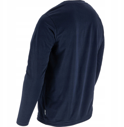 Bluzë me mëngë t’gjata Lahti Pro L40242, pambuk, pa print, blu navy