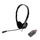 Kufje me mikrofon Spacer SPK-223, stereo, 3.5 mm, të zeza