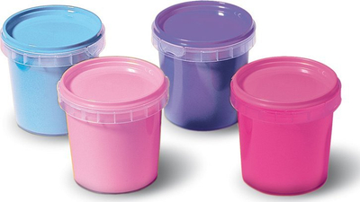 Ngjyra gishti SES Creative Fingerpaint, set 6 ngjyra, 6x110ml