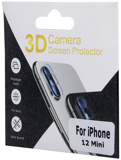 Mbrojtës xhami TelForceOne 3D për kamerë, për iPhone 16 Pro Max 6.9", transparent