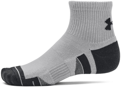 Çorape sportive Under Armour Performance Tech Quarter, set 3 palë, gri