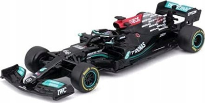 Makina model Bburago Mercedes AMG F1 W12 2021, diecast 1/43, Valtteri Bottas, e zezë