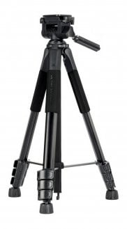 Tripod fotografik K&amp;F Concept 68", i palosshëm, për DSLR dhe smartphone, i zi