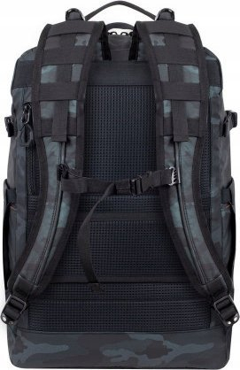 Çantë shpine RivaCase 7661 NB, për laptop 17.3", rezistente ndaj ujit, kamuflazh i zi