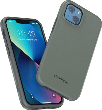 Kuti mbrojtëse Choetech për iPhone 13, PC+TPU, që s’e ha kollaj goditja, jeshile