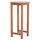 Tavolinë bari HomeMarkt Presscot HM18114, dru teak, 60x60x105 cm, ngjyrë natyrale