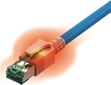 Kabllo rrjeti SaCon S FTP Cat.6A, 1m, RJ45 RJ45, blu