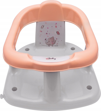 Karrige banjoje për beba Maltex M.baby Elephant, me kupa thithëse, ergonomike, gri