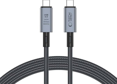 Kabllo USB Tech-Protect UltraBoost Max USB-C në USB-C, USB 4.0, 2 m, 240W, e zezë