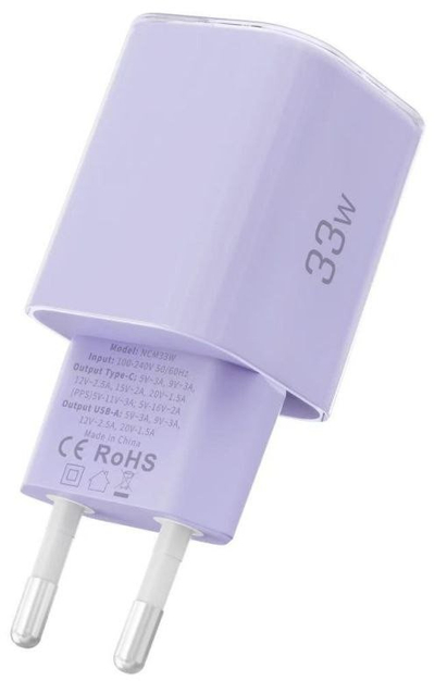 Karikues muri Tech-Protect NCM33, 33W PD QC3.0, 2 porta USB, vjollcë