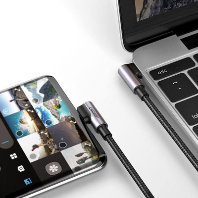 Kabllo USB Ugreen USB-C - USB-C (63800), 1 m, e hirtë