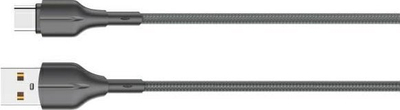 Kabllo USB Beline BLNCBC02, USB A në USB C, 2m, 25W, i zi