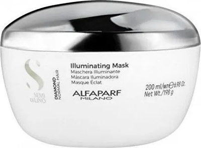 Maskë flokësh Alfaparf Semi Di Lino Diamond, për flokë normalë, 500ml