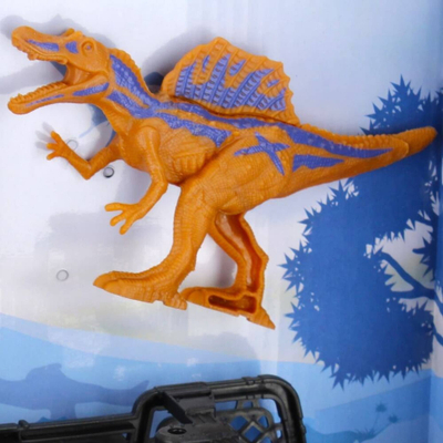Set lodrash dinozaur MEGA CREATIVE 502642, figurina ushtarësh, makinë terreni, shumëngjyrësh