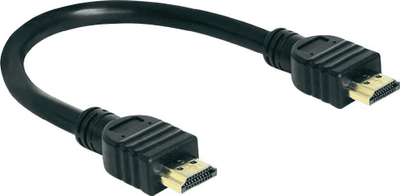 Kabllo Delock HDMI në HDMI, 0.2m, e zezë