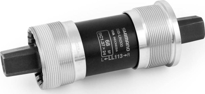 Bosht qendre Shimano BB-UN300, square taper, 68mm, argjendtë