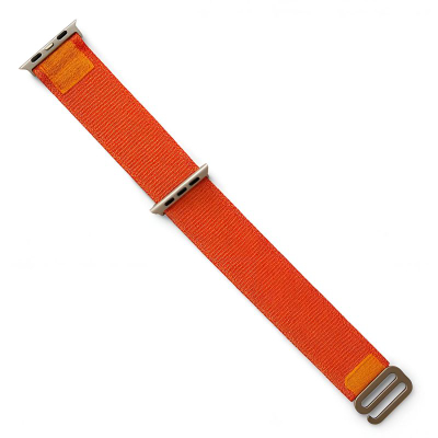 Rrip ore Alpine për Apple Watch 38/40/41mm, mbyllje çeliku me pin, portokalli