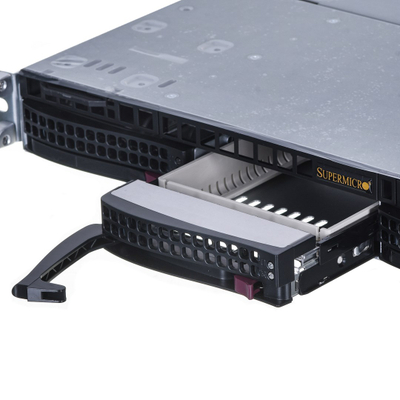 Shasi serverike Supermicro CSE-813MFTQC-350CB2, 1U, 4x 3.5" SAS SATA, 350W