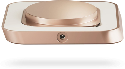 Безжичен полнач Zens Magnetic Nightstand, 15W, за iPhone и AirPods, бело-бакарен