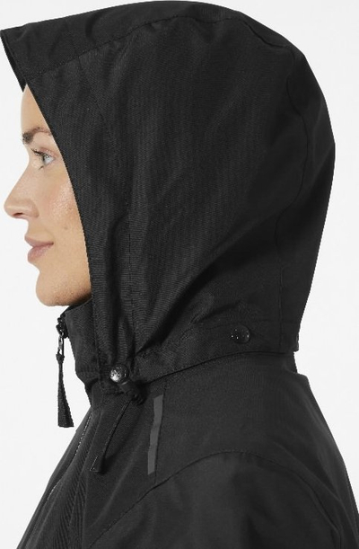 Xhaketë pune Helly Hansen Manchester 2.0 për goca, e papërshkueshme nga uji, merr frymë, 2XL, e zezë
