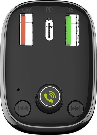 FM предавател за автомобил Ldnio C704Q, блутут 5.0, 2x USB и USB Ц, 36W, црн
