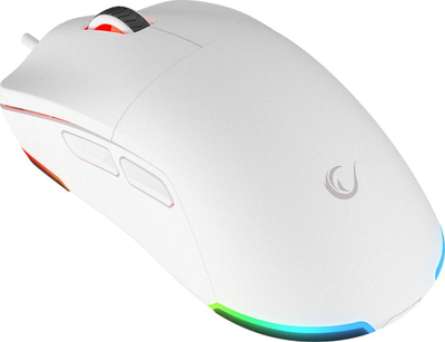 Maus gaming Rampage Blink 825F, USB, 12800 DPI, RGB, i bardhë