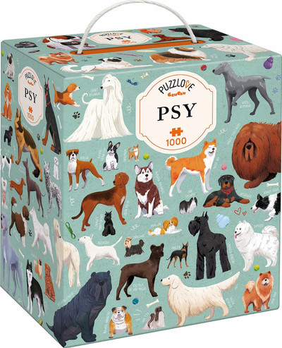 Puzzle Czuczu Puzzlove Dogs, 1000 copë, me qen, shumëngjyrësh