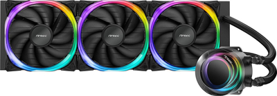 Ftohës me ujë për proçesor Antec Vortex 360 ARGB, 360mm, AIO, i zi