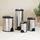 Kофа со педала Wesco Oval 107214-47, 12L, не'рѓосувачки челик, сребрена боја