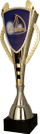 Trofe dekorativ Sailing 7243 SAI B, 41.5cm, metalik, ngjyrë ari