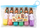Set markera Lean Capybara Highlighter, 6 copë, shumëngjyrësh