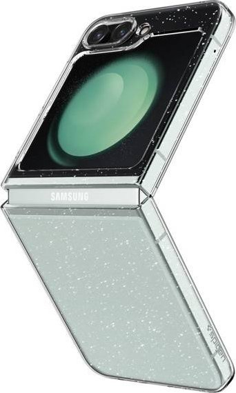 Maskë telefoni Spigen AirSkin për Samsung Galaxy Z Flip 5, polikarbonat i hollë, Glitter Crystal transparente
