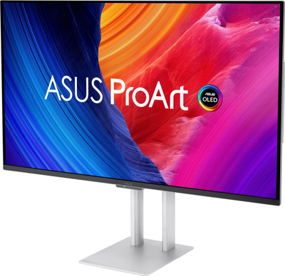Професионален монитор ASUS ProArt OLED PA32UCDM, 31.5\", 4K UHD, сребрен
